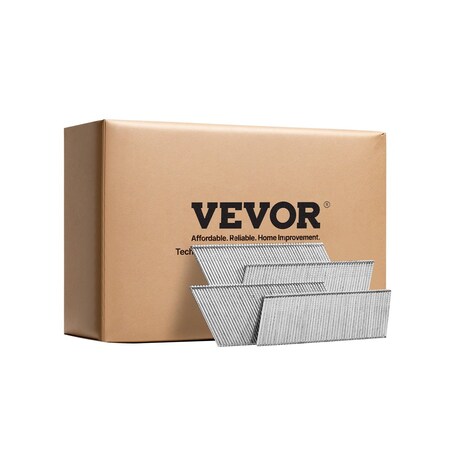 Vevor 16 Gauge Angled Finish Nails 2000-Count (2-1/2 in, 2 in, 1-1/2 in, 1-1/4 in) WS-003