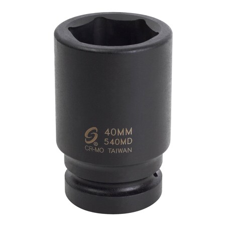 Sunex 1 in Drive 40Mm Deep Impact Socket 540MD