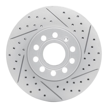 Dynamic Friction Co DFC Geoperformance Rotor - Drilled and Slotted 830-74028R