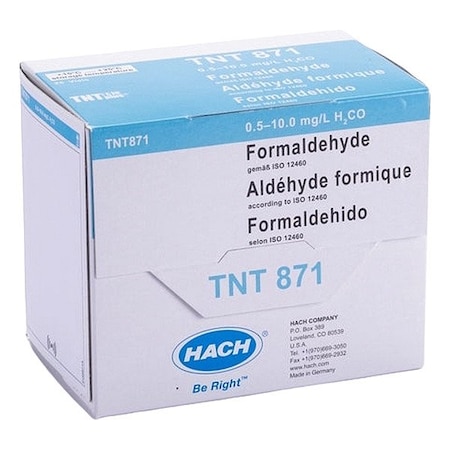 Hach Formaldehyde Vial Test, Vial TNT871