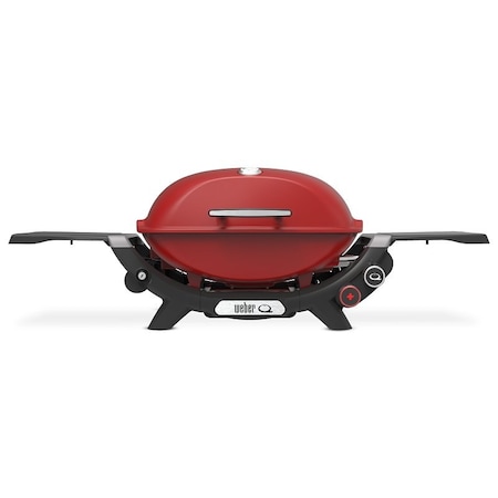 Weber Q 2800N+ Gas Grill, 18,000 Btu/hr BTU, LPG, 2 -Burner, 320 sq-in Primary Cooking Surface 1500377