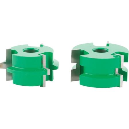 Grizzly Shaper Cutter - 1/4" Tongue & Groove Set, 1/2" Bore C2310