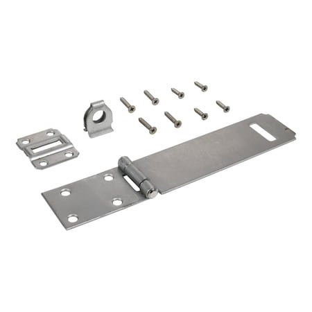 Zoro Select Safety Hasp, Steel, 6" L 60JJ58