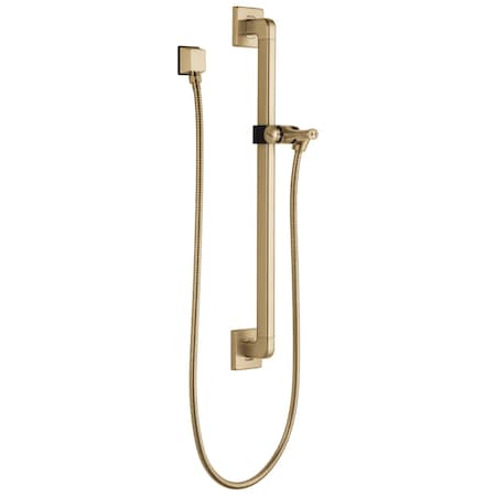 Delta Universal Showering Components Adjustable Slide Bar / Grab Bar Assembly with Elbow 51500-CZ