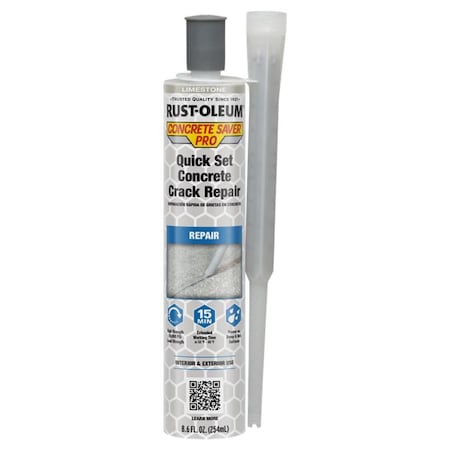Rust-Oleum Concrete Repair Compound, 10 oz, Gray 392525