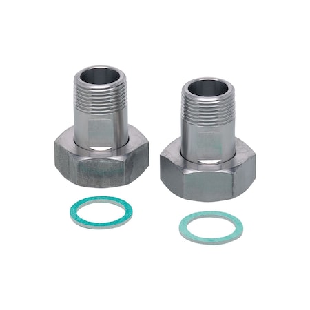 Ifm Mounting adapter for flow sensors, 2PK E40180