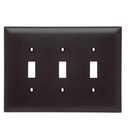 Legrand Wall Plate, Toggle, Brown, Nylon TPJ3