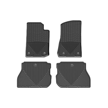 Weathertech Black, Front and Rear All Weather Floor Mats W475-W476
