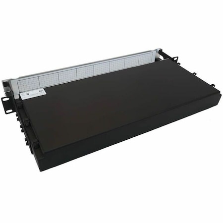 Eaton Tripp Lite Series Preloaded Fiber Panel, 1U - 2x 24F MTP/MPO-PC to 12x LC Duplex F/M 24F N48M-2M24L12-10