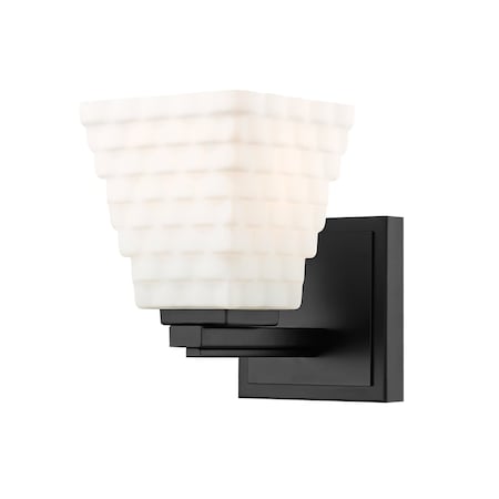 Z-Lite 1 Light Wall Sconce in Matte Black 7514-1S-MB