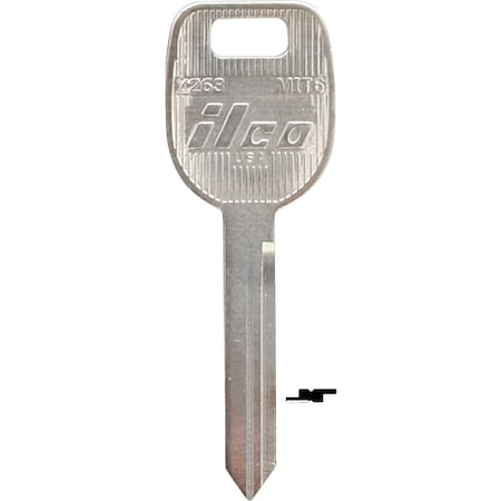 Ilco Mitsubishi Nickel Plated Automotive Key MIT6 / X263, 10PK IAF00007232