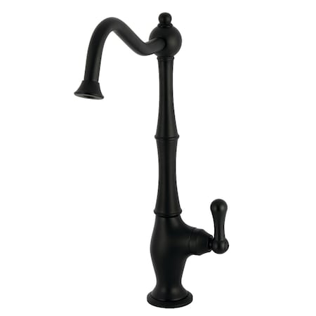 Kingston Brass Single-Handle Cold Water Filtration Faucet, Matte Black KS1190AL