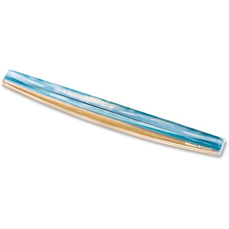 Fellowes Photo Gel Keyboard Wrist Rest with Microbanreg, Multi FEL9179401