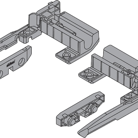 Blum Face Frame Pull Out Shelf Lock for Movento and Tandem 563. & 563H Slides 295H5750