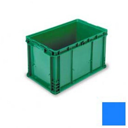 24 x 15 x 14.5 in. Stakpak Modular Straight Wall Container, Blue