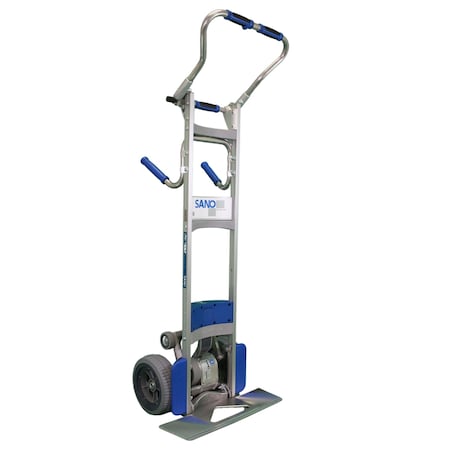 Sano Liftkar Pro Fold-L Pistol Grip Stairclimbing Hand Truck 245 Lbs. Cap., Puncture Proof Wheels XWL SP11FL03PI74