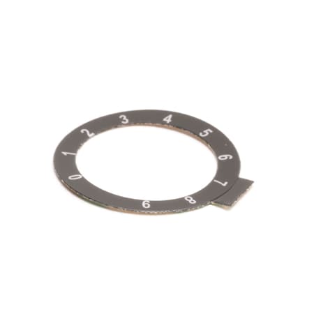 Sprecher & Schuh POTENTIOMETER LEGEND PLATE 1-10 D7-30WN