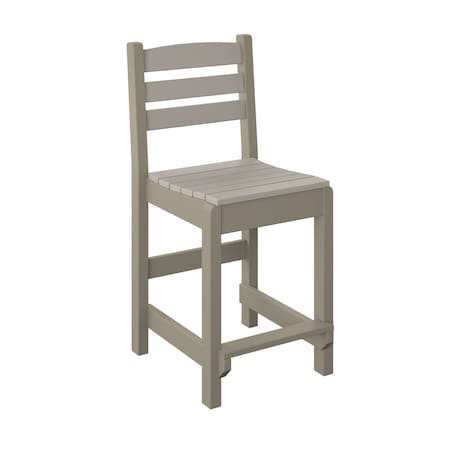 Polybird DINING SIDE CHAIR "COUNTER HEIGHT". SAND AND WEATHERWOOD POLYBIRD P10-C