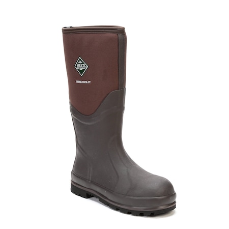 Muck Knee Boots, Steel Toe, 16 In., 7, PR CSCT-STL-7