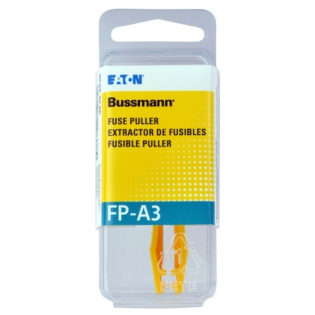 Eaton Bussmann Bussmann FP Yellow Fuse Puller, 5PK BP/FP-A3-RP