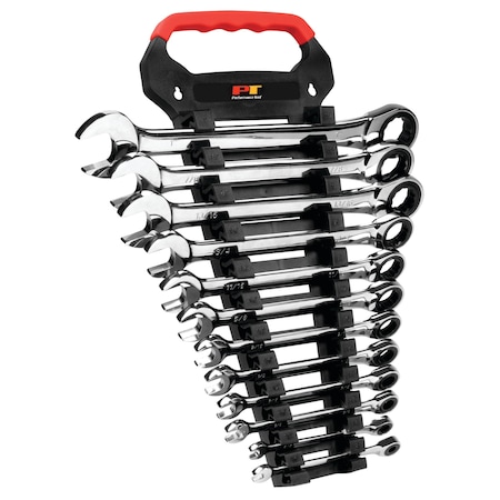 Performance Tool 12-Pc Sae Ratcheting Wrench Set Wrench Set Rtch, W30641 W30641