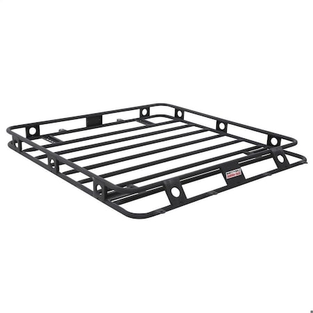 Smittybilt 18C WRANGLER JL 4DR DEFENDER RACK WELDED ONEPC ROOF RACK; TEXTURED BLACK POWDER COAT 45454JL
