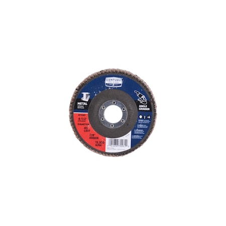 Century Drill & Tool Type 27 Zirconia Flap Disc 75581