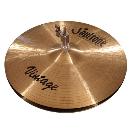 Soultone Cymbals 15 in. Vintage Hi Hat Flat Top VNT-FLHHTT15