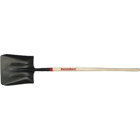 Union Tools Coal and Street Shovel, 1312 in W Blade, 1412 in L Blade, Steel Blade, Straight Handle 54246