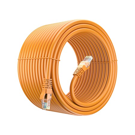 Maximm 150ft Cat6 Pure Copper UTP Ethernet Cable, Orange CAT6-150FT-Orange