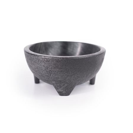 Hs 8 oz. Molcajete Singular, Salsa Bowl, Charcoal, NSF, 24 each/case NHS1006CH