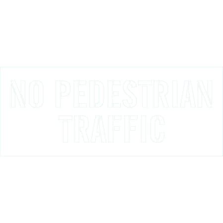 Lyle No Pedestrian Traffic, 60x24, Non-Reflective, None G-16934-NS_60x24