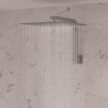 Alfi Brand Brushed SS 12" Square Ultra Thin Rain Shower Head RAIN12S-BSS