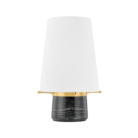 Hudson Valley Lighting Central valley 8.25 in. Rechargeable Table Lamp Aged Brass L4751-AGB