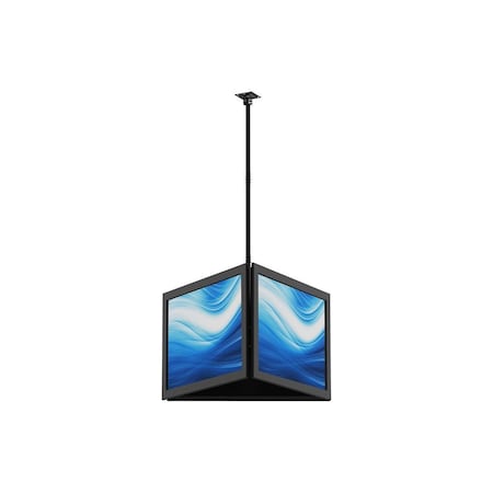 Monoprice Commercial Series Triple Sided Ceiling TV Mount Bracket_ For TVs 32in 34195