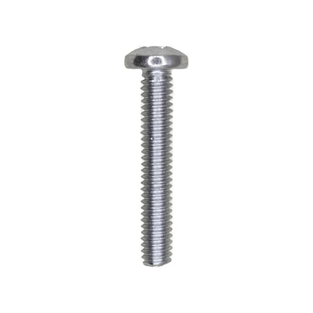 8-32 x 1in Phillips Pan Head Machine Screw Zinc, 100PK