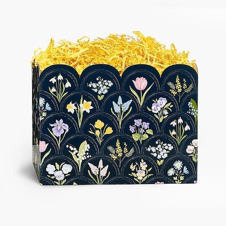 Nashville Wraps Vintage Floral Basket Box, Large 10.25x6x7.5, 6PK VFL