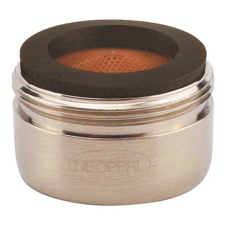 Neoperl Perlator 1.8 GPM 15/16 in. 27 Regular Male Faucet Aerator Brushed Nickel 5410505