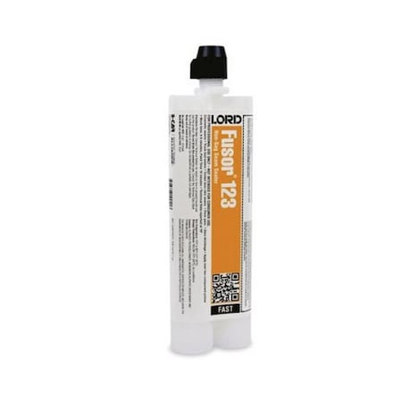 Lord Fusor Adhesives 2-Part Fast Non-Sag Seam Sealer, 10.1 oz Cartridge, White, Paste, 24 hr Curing 123