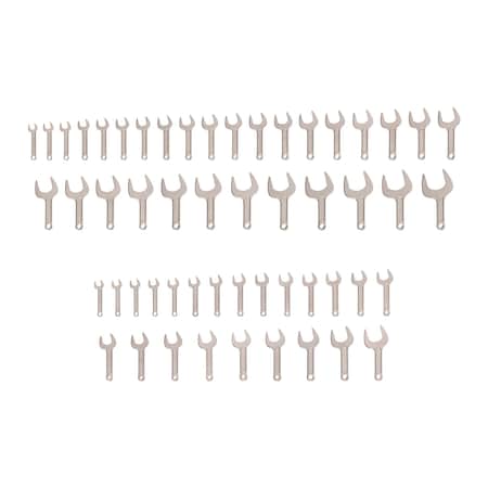 Tekton Service Wrench Set, 54-Piece (3/4 - 2-5/8 in., 19 - 38, 41, 46, 50 mm) WSE90302