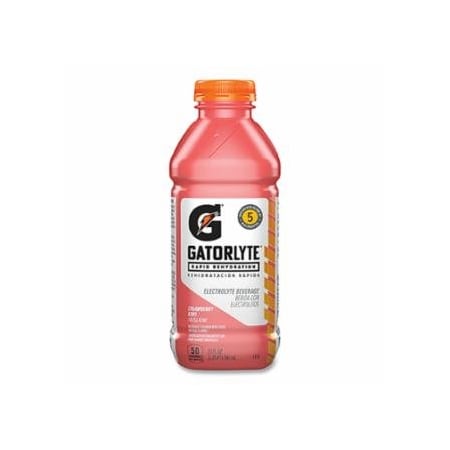 Gatorade Gatorlyte Electrolyte Beverage, Strawberry Kiwi, 20 oz, 12 ct 308-04791