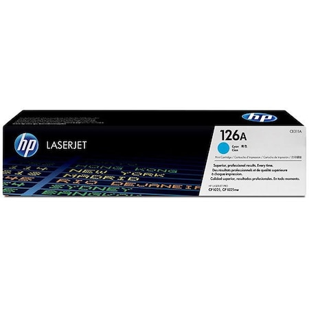 Hp 126A (CE311A) Cyan Original LaserJet Toner Cartridge (1,000 Yield) CE311A