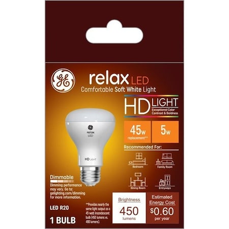 Current Ge 5W Sw R20 Rel Bulb 45545