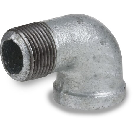 Usa Industrials Pipe Fittings - Galvanized Malleable Iron - Class 150 - Street Elbow - 1/8in NPT Female x NPT Male ZUSA-PF-20770