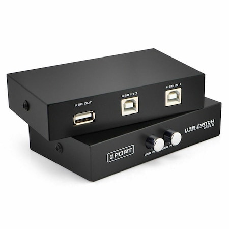Sanoxy -2port-swtch 2 Port USB 2.0 Manual Sharing Switch Box with Share Hub Selector for PC Printer SANOXY-2port-swtch