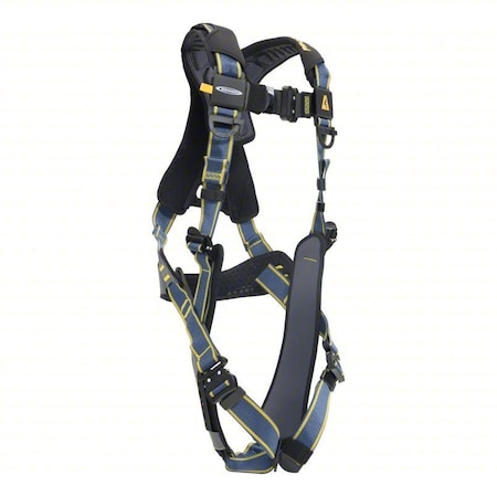 Werner H0130 Harness, M/L, 425 lb, Quick-Connect Chest/ Quick-Connect Leg Straps, Back D-Ring H013002