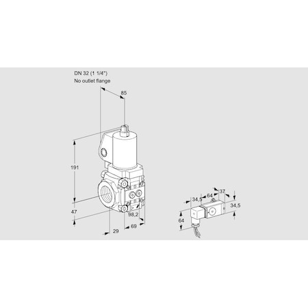 Honeywell Kromschroder VAS2T32/-N/NQGL KS88028584