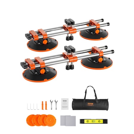 Vevor Seamless Seam Setter 6" Suction Cup for Countertop Seam Joining &Leveling, 2PK GSA-1