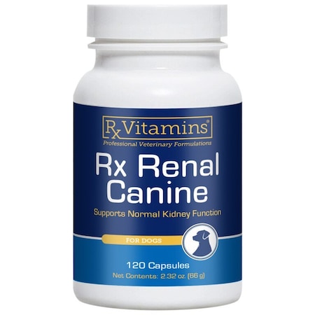 Rx Vitamins Rx Renal Canine Capsules, Supports Normal Kidney Function, For Dogs, 2.32 oz (66gm), 120PK 8115