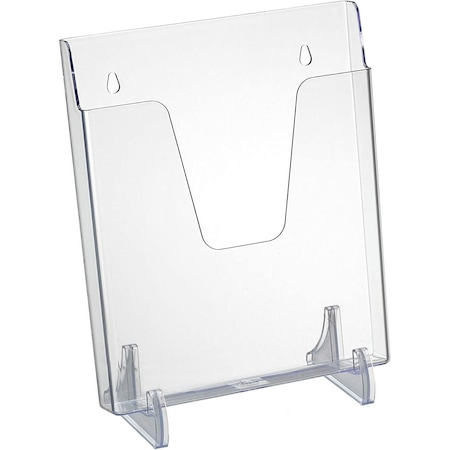 Acrimet Pocket File Holder Vertical Brochure Display (Wall or Countertop, Letter, Crystal) 863